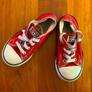Red Converse Chuck Taylor All Star shoes